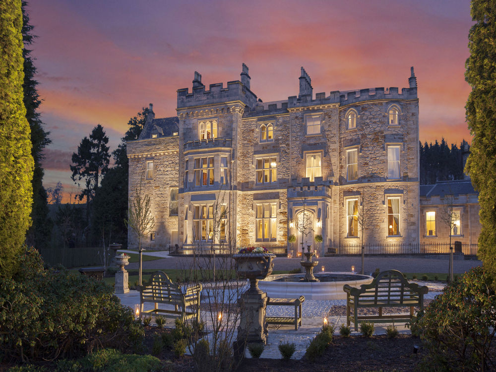Castle in the evening