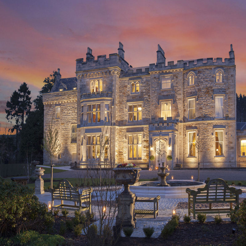 Castle in the evening