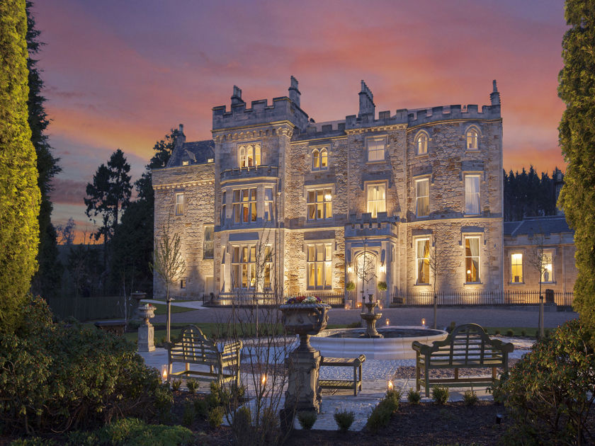 Castle in the evening