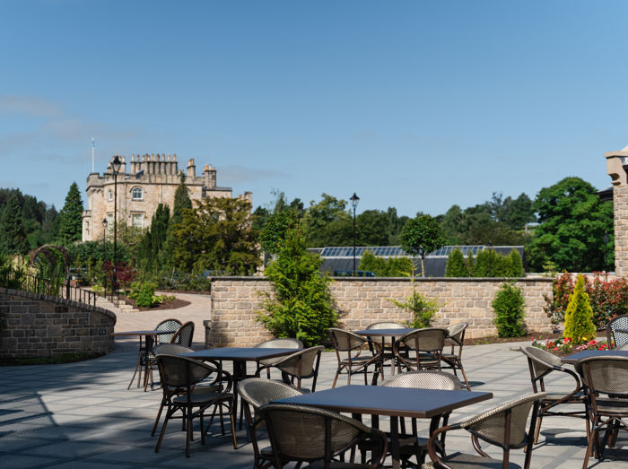 Castle terrace and grounds